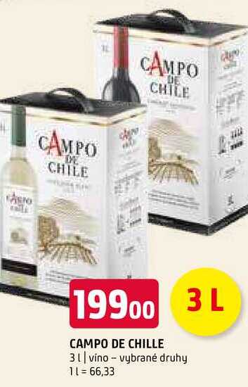 Campo de chille 3l vino vybrané druhy 