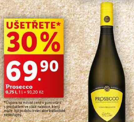 Prosecco, 0,75 l