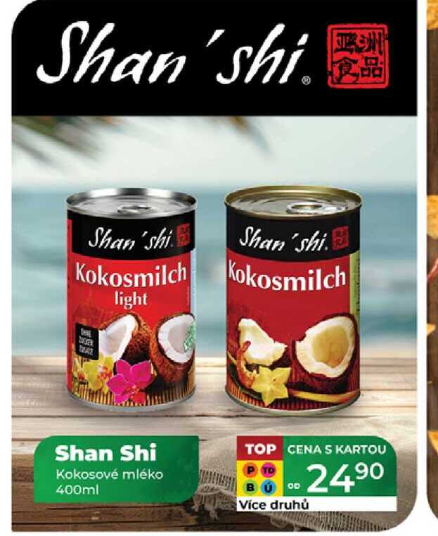 Shan Shi Kokosové mléko 400ml