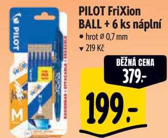 PILOT FriXion BALL + 6 ks náplní  