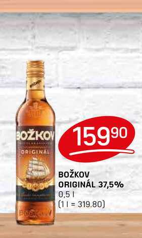 BOŽKOV ORIGINÁL 37,5% 0,5l