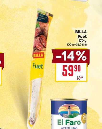 BILLA Fuet 170 g