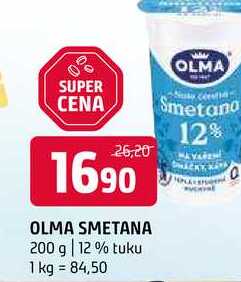 Olma smetana 200 g 12% tuku