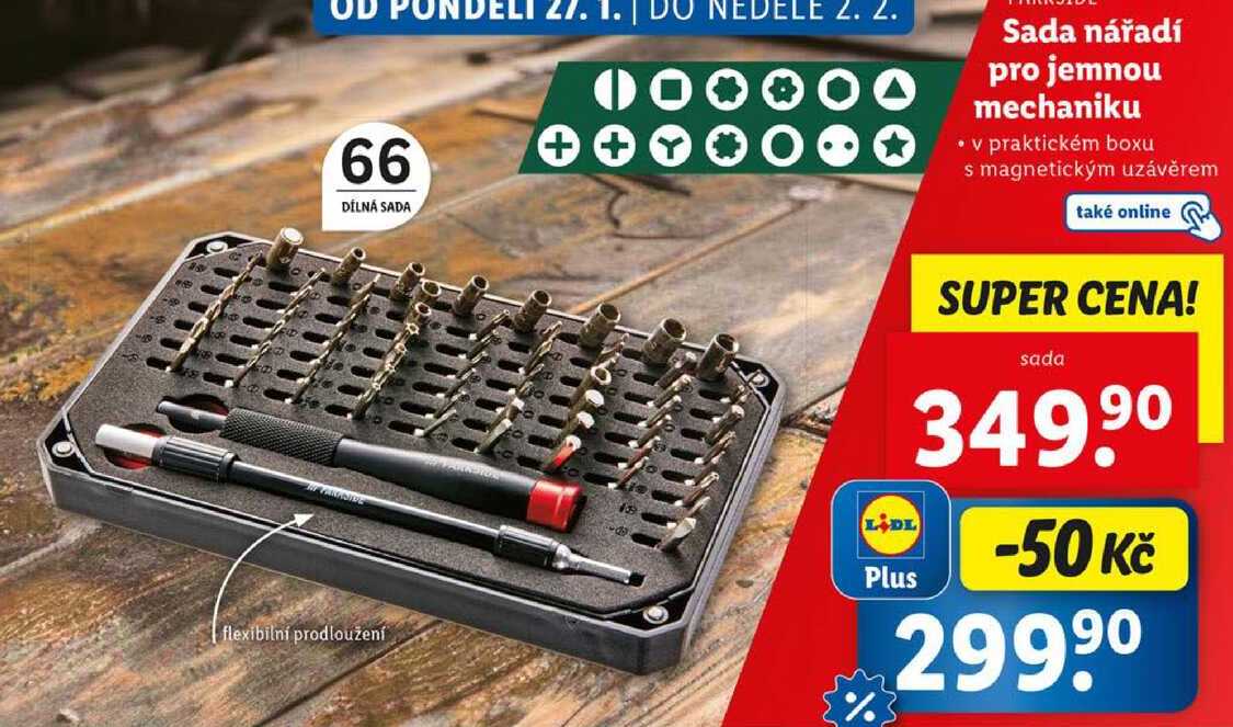 Sada nářadí pro jemnou mechaniku