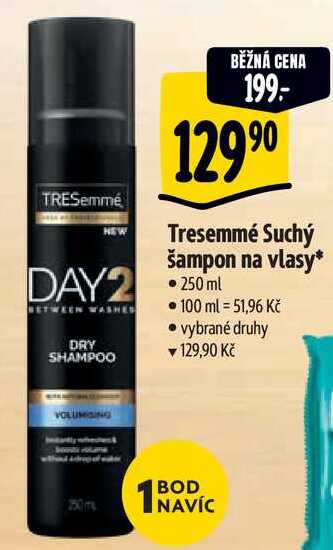 Tresemmé Suchý šampon na vlasy, 250 ml