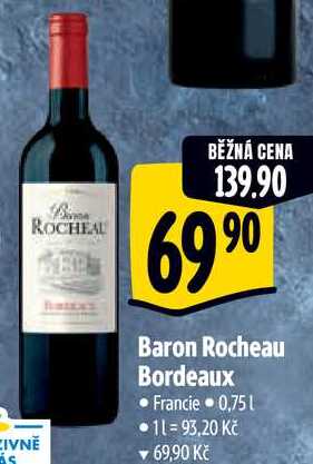 Baron Rocheau Bordeaux, 0,75 l