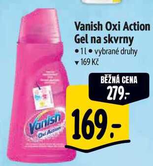 Vanish Oxi Action Gel na skvrny, 1 l