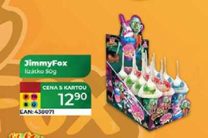 JimmyFox lízátko 50g 