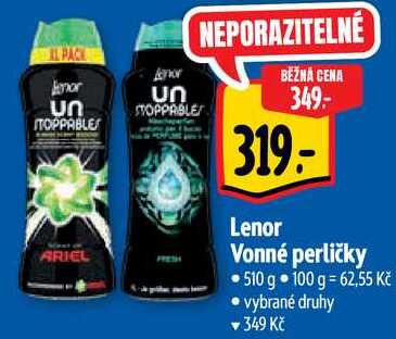 Lenor Vonné perličky, 510 g 