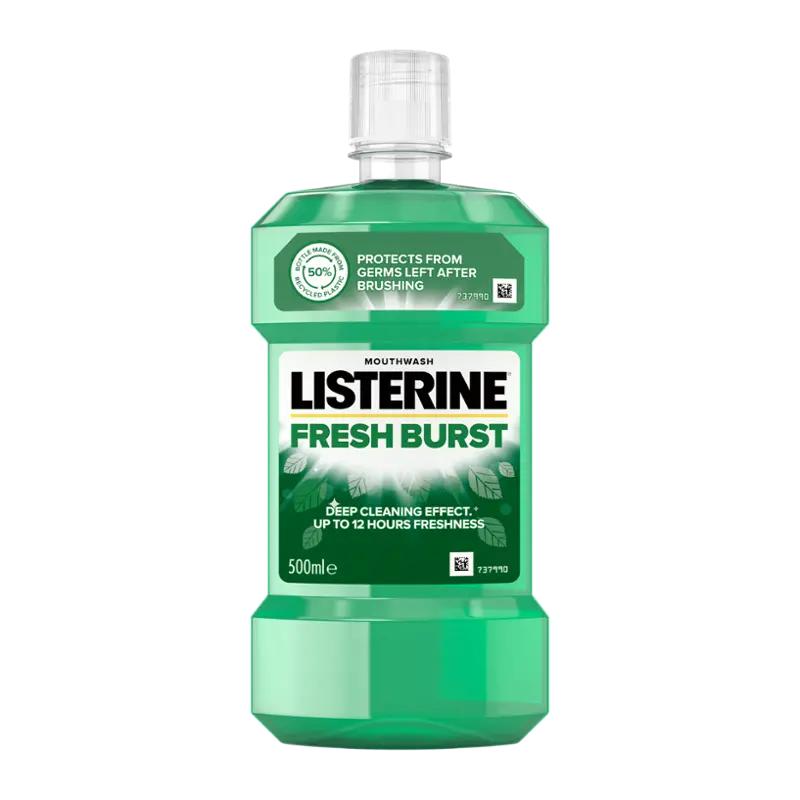 Listerine Ústní voda Fresh Burst, 500 ml