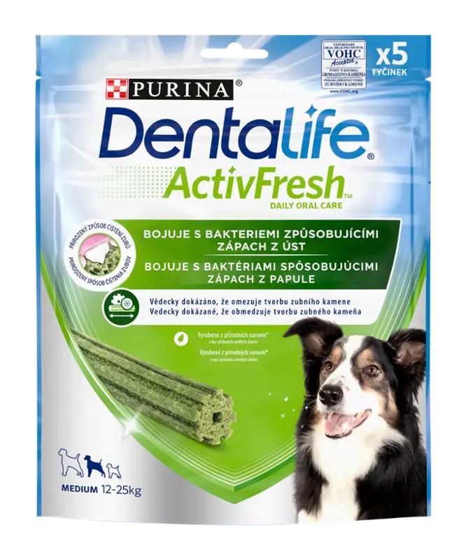 PURINA Dentalife ActivFresh žvýkací tyčinka Medium, 115 g