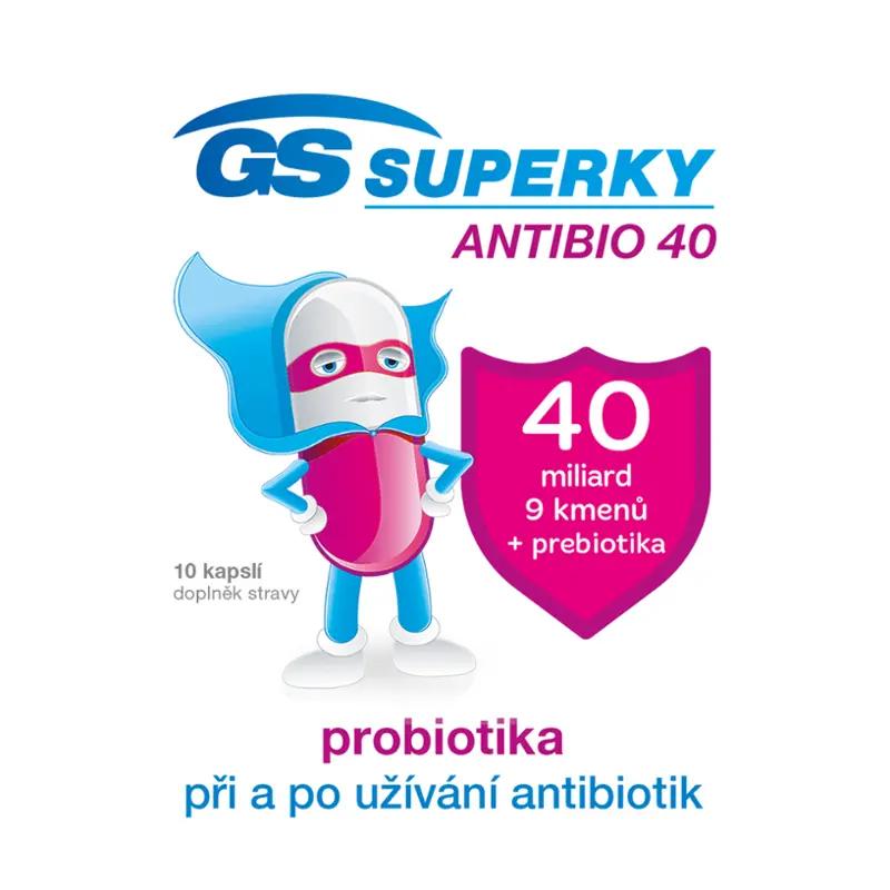 GS Superky Antibio 10, doplněk stravy, 10 ks