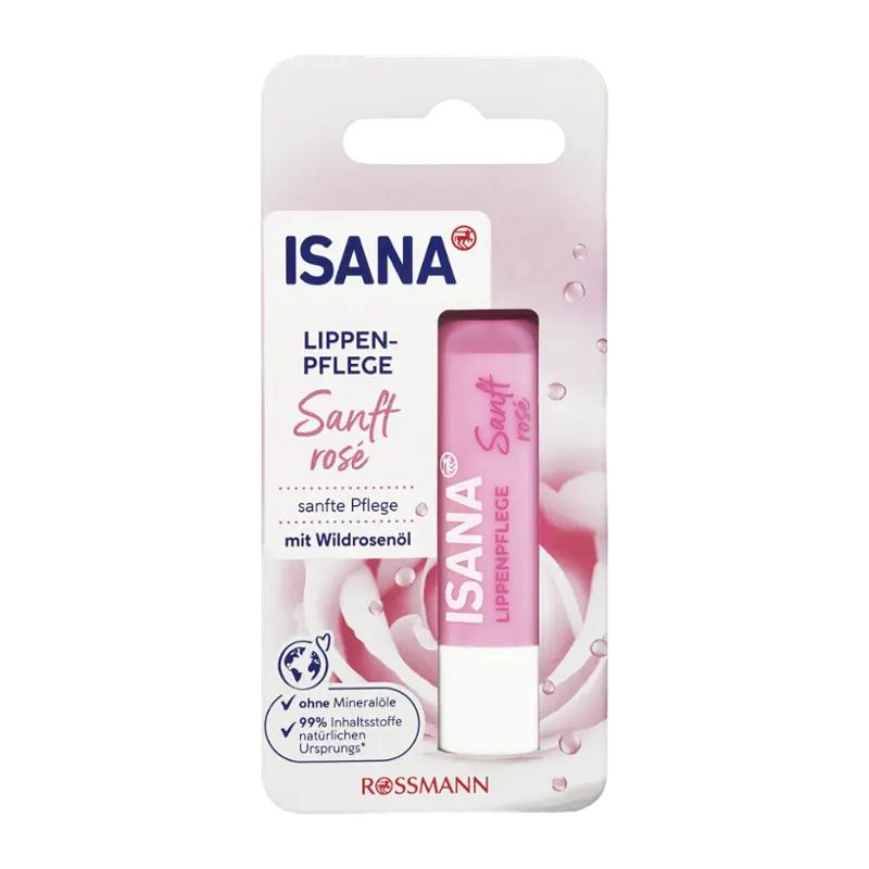 ISANA Balzám na rty Gentle Rose, 4.8 g