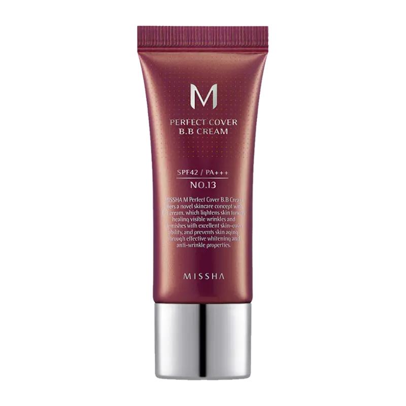 Missha BB krém Perfect Cover SPF 42 No.13 (Bright Beige), 20 ml