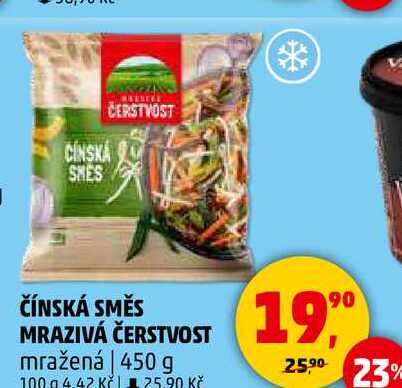 ČÍNSKÁ SMĚS MRAZIVÁ ČERSTVOST mražená, 450 g 