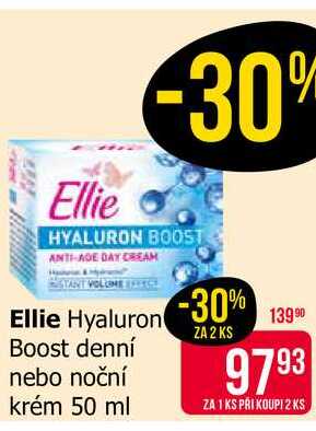 Ellie Hyaluron Boost denní nebo noční krém 50 ml 