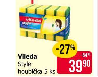 Vileda Style houbička 5 ks