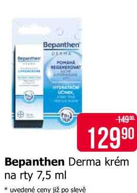 Bepanthen Derma krém na rty 7,5 ml 