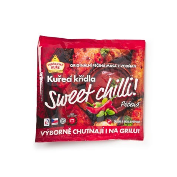 Vodňanské Kuře Pečená kuřecí křídla Sweet Chilli