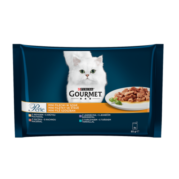 Gourmet Perle Multipack - minifiletky ve šťávě 4x85g