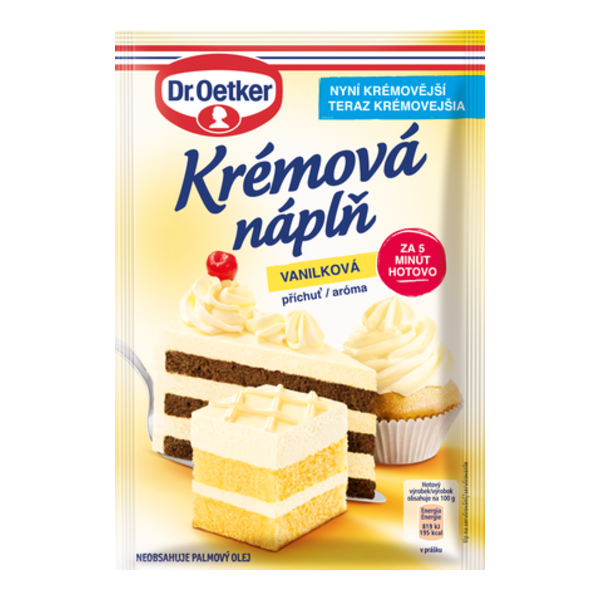 Dr. Oetker Krémová náplň vanilková