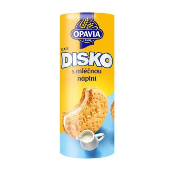 Opavia sušenky Disko, mléčná náplň