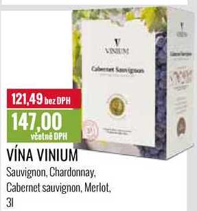 VÍNA VINIUM 3l