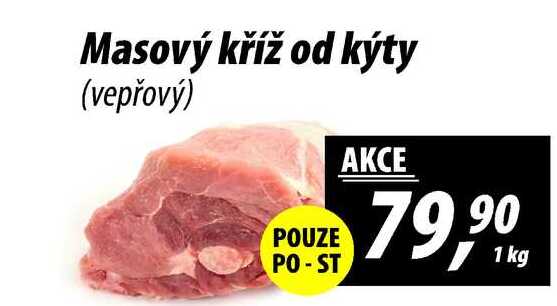 Masový kříž od kýty (vepřový), 1 kg