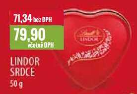 LINDOR SRDCE 50g