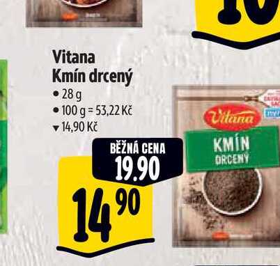 Vitana Kmín drcený 28 g 