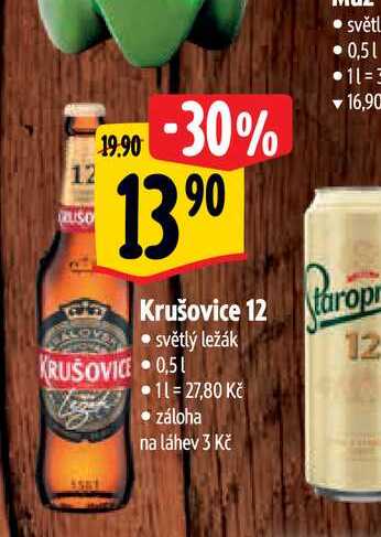   Krušovice 12 0,5 l