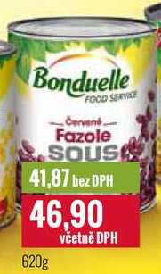 Bonduelle červené fazole 620g