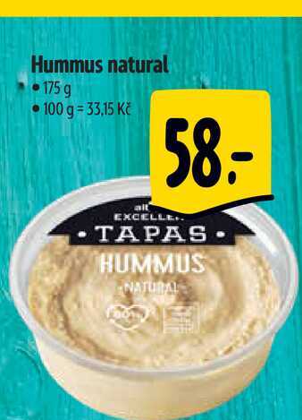 Hummus natural 175 g 