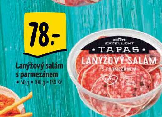 Lanýžový salám s parmezánem 60 g 