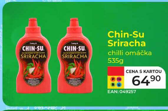 Chin-Su Sriracha chilli omáčka 535g  