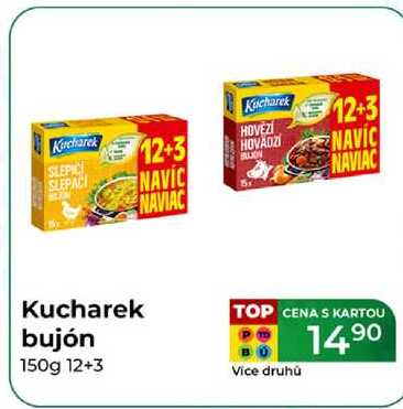 Kucharek bujón 150g 12+3 