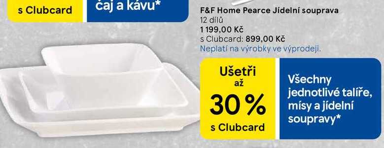 F&F Home Pearce Jídelní souprava, 12 dílů 