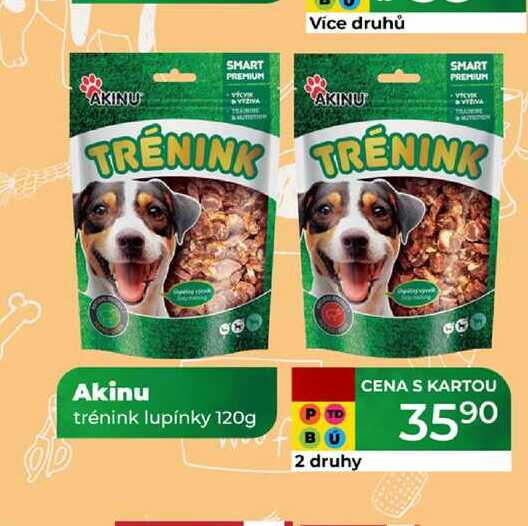 Akinu trénink lupínky 120g