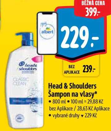 Head & Shoulders Šampon na vlasy, 800 ml 