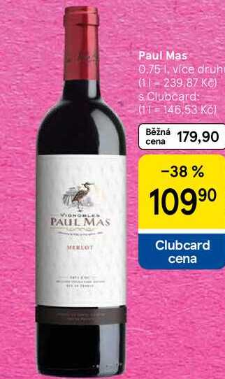 Paul Mas, 0.75 l, více druhy