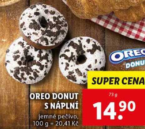 OREO DONUT S NÁPLNÍ, 73 g