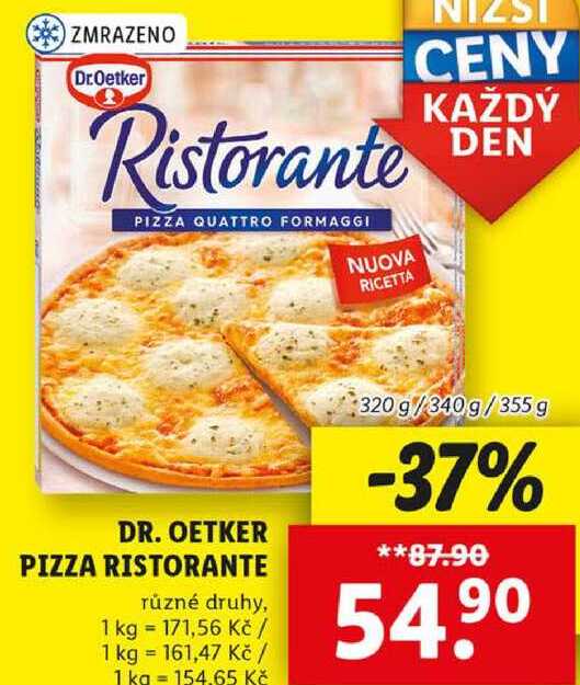 DR. OETKER PIZZA RISTORANTE, 320 g/340 g/355 g