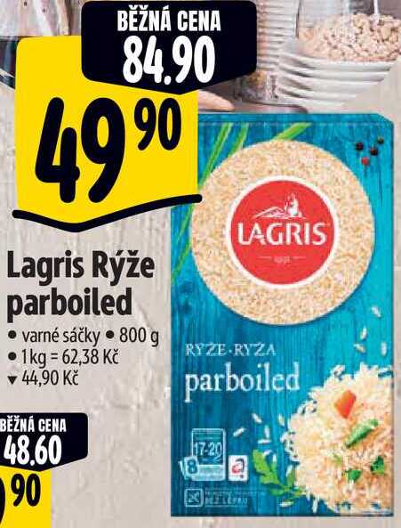 Lagris Rýže parboiled, 800 g 