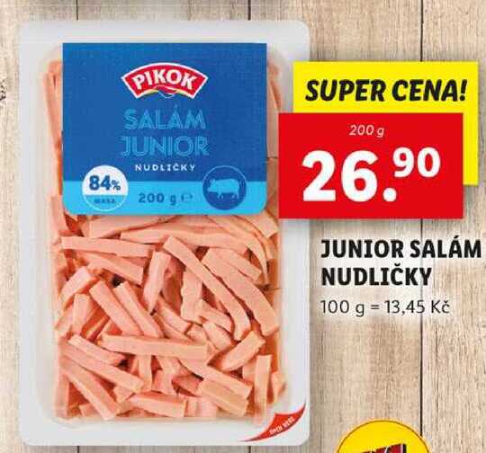 JUNIOR SALÁM NUDLIČKY, 200 g