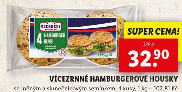 VÍCEZRNNÉ HAMBURGEROVÉ HOUSKY, 320 g