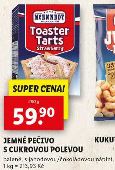 JEMNÉ PEČIVO S CUKROVOU POLEVOU, 280 g