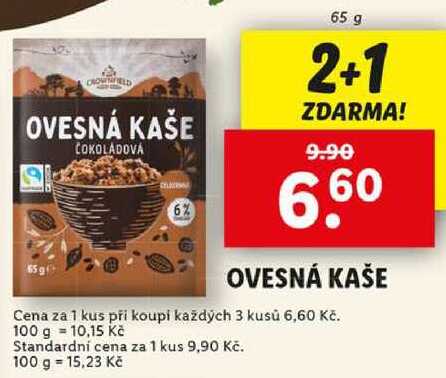 OVESNÁ KAŠE, 65 g