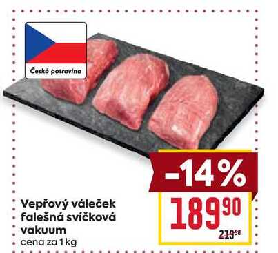 Vepřový váleček falešná svíčková vakuum cena za 1 kg