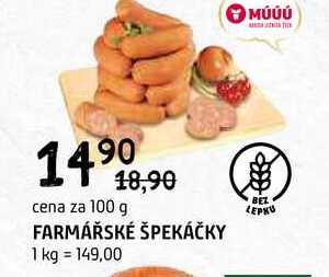 Farmářské špekáčky 100g