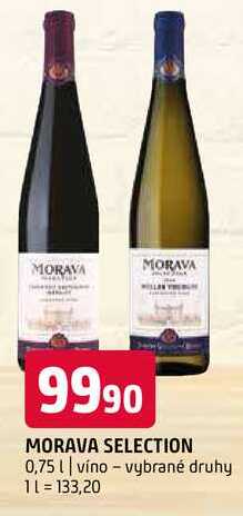 Morava selection 0,75l víno vybrané druhy